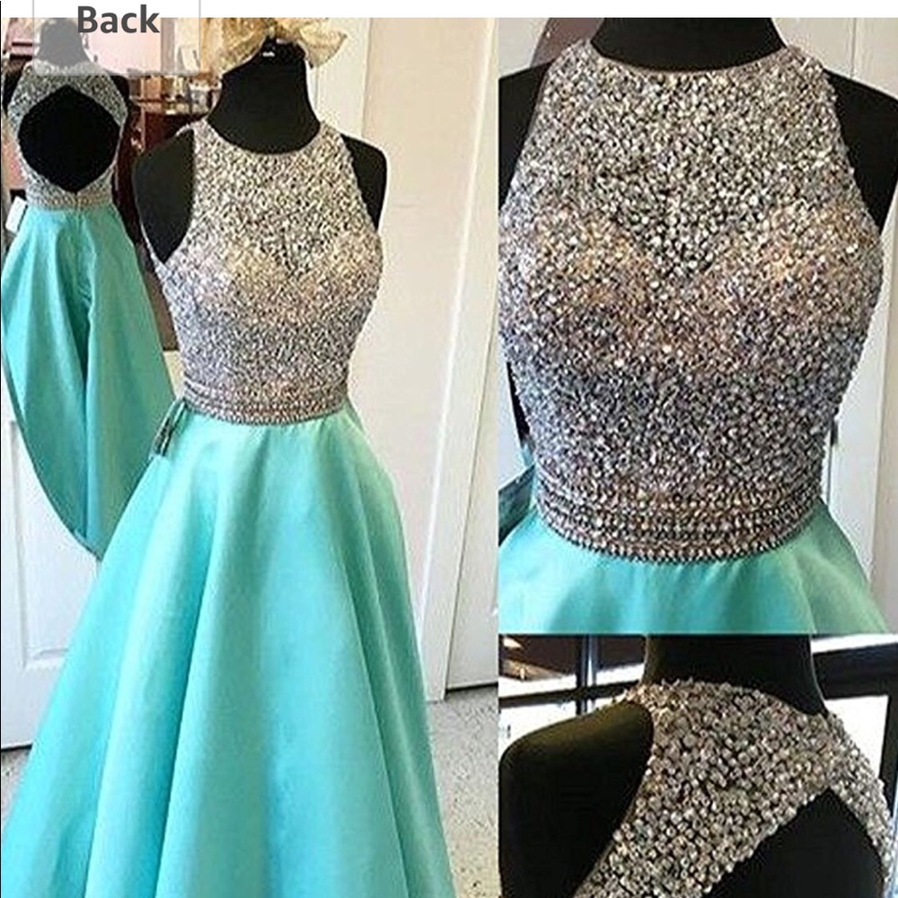 coral prom dress